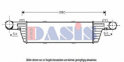 AKS DASIS 127150n -  Интеркулер